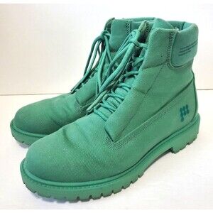 Timberland X Pangaia A5XX7 Women Green 6-Inch Waterproof Ankle Boot A7219 Sz 7.5